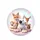 Five Friendly Animals Pastel Flowers Stars - Wildlife Lover Gift Spare Tire Cover - 4