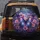 Iridescent Purple Butterfly Daisy Flowers Twilight Garden - Nature Lover Gift Spare Tire Cover - 5