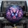 Iridescent Purple Butterfly Daisy Flowers Twilight Garden - Nature Lover Gift Spare Tire Cover - 1
