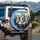 Joyful Malamutes Coastal Car Adventure - Travel Essentials Gift Spare Tire Cover - 3
