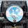 White Goose Rainbow Clouds Celestial Sphere - Outdoor Adventure Gift for Goose Lover Spare Tire Cover - 1