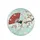 White Red Cherry Blossom Branch Japanese Sensu Fan Unryu Cloud - Home Decor Gift Spare Tire Cover - 4