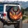 Fiery Phoenix Ruined City - Car Accessory Spare Tire Cover - 3