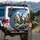 Schnauzer Dogs City Adventure - Road Trip Gift for Dog Lovers Spare Tire Cover - 3