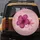 Deep Magenta Pastel Pink Hibiscus Flowers - Tropical Vehicle Decor Gift Spare Tire Cover - 5