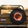 Fiery Orange Full Moon Galactic Stars Nebulae - Outdoor Adventure Gear for Space Lover Spare Tire Cover - 2