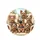 Six Yorkshire Terriers Tiaras Bowties Seating Urban Landscape - Yorkie Lover Gift for Dog Owners Spare Tire Cover - 4