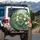 Asian Lotus Pond Flowers Leaves - Nature Lover Gift Spare Tire Cover - 3