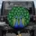Two Majestic Peacocks Symmetrical Fanned Iridescent Feather Eyespots - Wildlife Lover Gift Spare Tire Cover - 1