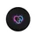Heart Paw Print Swirling Light Trails Energetic Particles - Pet Lover Gift Spare Tire Cover - 4