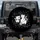 Black White Cartoon Cats Winking Bow Hat Paw Prints Swirling Lines - Everyday Cat Lover Gift Spare Tire Cover - 1
