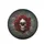 Cracked Skull Crimson Roses Thorny Branches - Gothic Romance Decor Gift Spare Tire Cover - 4