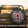 Pink Sunflowers Black Butterflies Floral Garden - Nature Lover Gift Spare Tire Cover - 2