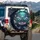 Dolphins American Flag Control Underwater - Patriotic Travel Spare Tire Cover - 3
