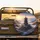 East Asian Pagoda Forested Mountain Twilight Sky Sun Landscape - Home Decor Gift Spare Tire Cover - 2