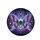 Majestic Skull Iridescent Butterfly Swirling Energy Cosmic Nebula - Dark Fantasy Gift Spare Tire Cover - 4