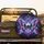Majestic Skull Iridescent Butterfly Swirling Energy Cosmic Nebula - Dark Fantasy Gift Spare Tire Cover - 2