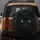 Glowing Emerald Cat Eyes Black Feline Fur Charcoal Mist - Wildlife Lover Car Decor Gift Spare Tire Cover - 5