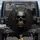 Geometric Skull Gold Teeth Car Decor - Auto Enthusiast Gift Spare Tire Cover - 1