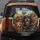 Happy Dachshunds Driving Car, Dashboard, Green Hills, Blue Sky Road Trip - Dog Lover Gift Spare Tire Cover - 5