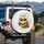 Bee Sunglasses Floral Pollen Speckles - Garden Lover Gift Spare Tire Cover - 3