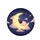 Pink Cat Smiling Moon Stars Celestial - Home Decor Gift for Cat Lover Spare Tire Cover - 4