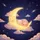 Pink Cat Smiling Moon Stars Celestial - Home Decor Gift for Cat Lover Spare Tire Cover - 6