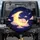 Pink Cat Smiling Moon Stars Celestial - Home Decor Gift for Cat Lover Spare Tire Cover - 1