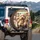 Goldendoodle Steering Wheel Dog Pack Car Interior Landscape Road Trip - Dog Lover Gift Spare Tire Cover - 3
