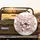 Pink Satin Bow Rococo Scrollwork Rose Gold Damask Floral - Home Decor Gift Spare Tire Cover - 2