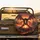 Black Dragon Lava Volcano Castle Apocalyptic Sky - Fantasy Lover Gift Spare Tire Cover - 2