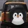 Penguin Face with Orange Beak and Pink Blush Spots - Penguin Lover Gift Spare Tire Cover - 5