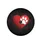 Vibrant Red Heart White Paw Print Swirls - Pet Lover Vehicle Decor Gift Spare Tire Cover - 4