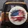 Patriotic Flag - Independence Day Gift for Veterans & Military Families Spare Tire Cover - 5