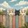 Five Cats Peeking Rustic Wooden Fence Cumulus Clouds - Cat Lover Outdoor Lifestyle Gift Spare Tire Cover - 6