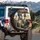 Grey Aliens Car Interior Desert View - Sci-Fi Lover Road Trip Gift Spare Tire Cover - 3