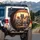 Four Happy Felines Road Trip Adventure - Travel Lover Gift for Cat Owners Spare Tire Cover - 3