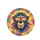 Chimpanzee Pink Sunglasses Circular Dots - Animal Lover Gift for Outdoor Explorer Spare Tire Cover - 4