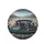 Alien Crew Futuristic Vehicle Desert Landscape - Road Trip Essentials Gift Spare Tire Cover - 4