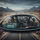 Alien Crew Futuristic Vehicle Desert Landscape - Road Trip Essentials Gift Spare Tire Cover - 6