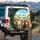 Joyful Goats Green Hills - Wildlife Lover Gift for Goat Lover Spare Tire Cover - 3
