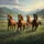 Wild Horses Thundering Grassland - Wildlife Lover Gift Spare Tire Cover - 6