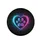 Cosmic Gradient Heart Paw Print with Ethereal Light Trails & Atmospheric Glows - Pet Lover Lifestyle Gift Spare Tire Cover - 4