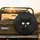 Black Cat Head Silhouette Piercing White Eyes - Cat Lover Travel Essentials Gift Spare Tire Cover - 2