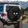 Black Cat Head Silhouette Piercing White Eyes - Cat Lover Travel Essentials Gift Spare Tire Cover - 3