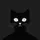 Black Cat Head Silhouette Piercing White Eyes - Cat Lover Travel Essentials Gift Spare Tire Cover - 6