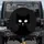Black Cat Head Silhouette Piercing White Eyes - Cat Lover Travel Essentials Gift Spare Tire Cover - 1
