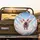 Chubby Pink Pig with Wings Ethereal Clouds Blue Sky - Hopeful Home Decor Gift for Pig Lover Spare Tire Cover - 2