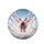Chubby Pink Pig with Wings Ethereal Clouds Blue Sky - Hopeful Home Decor Gift for Pig Lover Spare Tire Cover - 4