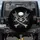 Skull Menacing Teeth Rock On Skeleton Hands Crossbones - for Heavy Metal Fan Gift Spare Tire Cover - 1